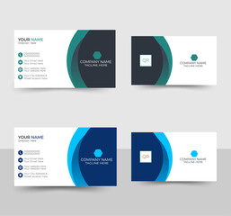 Business card template. Corporate Business card. Card for business. 