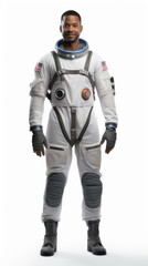 Full shot of professional looking 32 year old male. Work, job, outfit. Isolated on white background.