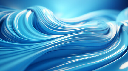 Abstract art blue and yallow paint background with liquid fluid grunge texture. 3d Rendering