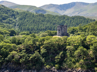 Dolbadarn Castle in Snowdonia, Wales