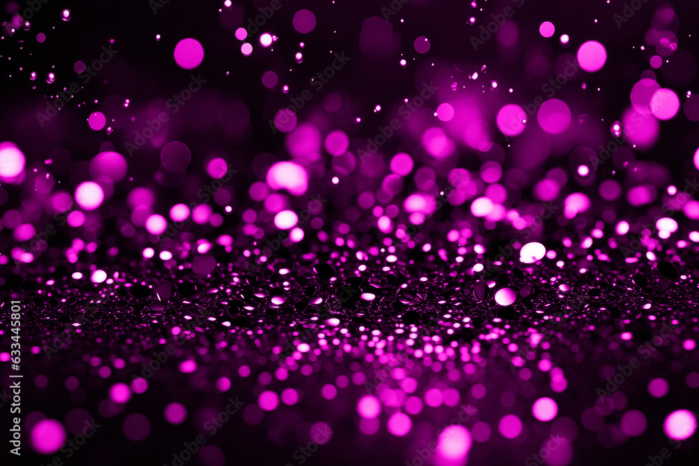 Canvas Prints Pink purple flying bokeh light background