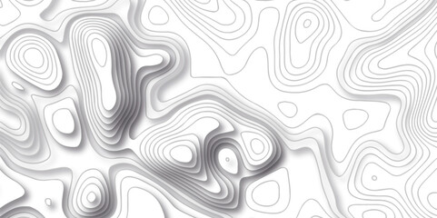 Fototapeta na wymiar Topography map background. Topographic map lines, The black on white contours vector topography stylized height of the lines map. 