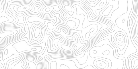 Abstract background vector illustration topography map background. Topographic map lines, The black on white contours vector topography stylized height of the lines map. 
