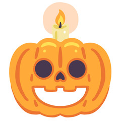 jack o lantern candle