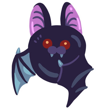 Halloween bat  flying 