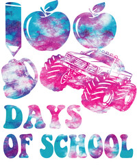100 DAYS OF SCHOOL TIE DYE