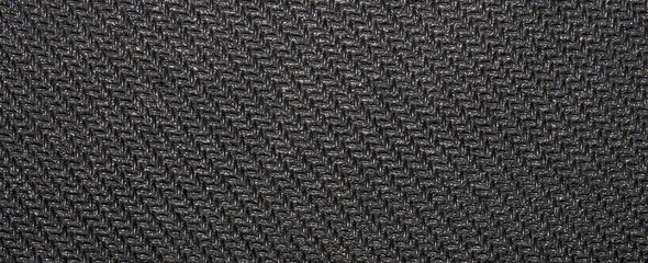 Black rubberized anti-slip texture.Black ribbed rubber texture.