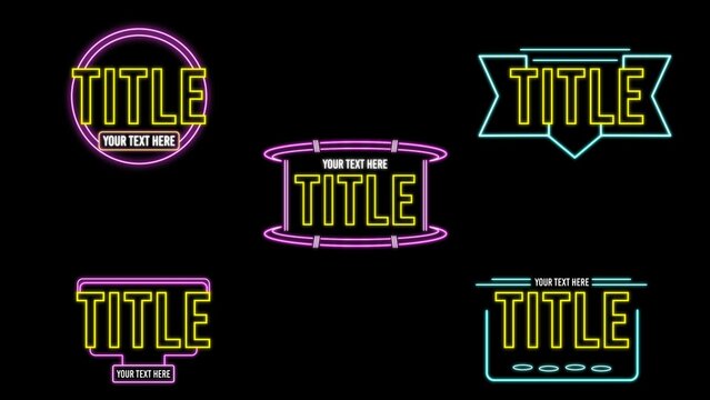 Neon Titles