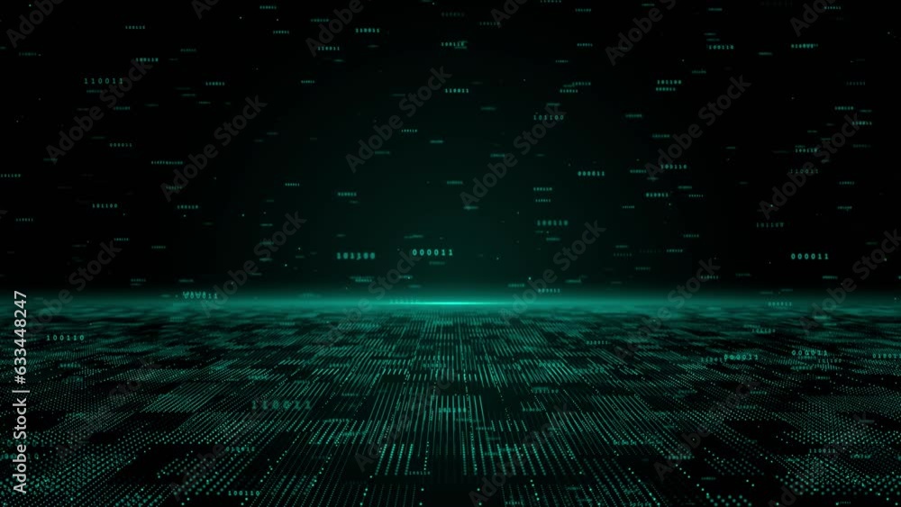 Poster digital data flow background. big data technology lines. 5g wireless data transmission. high speed l