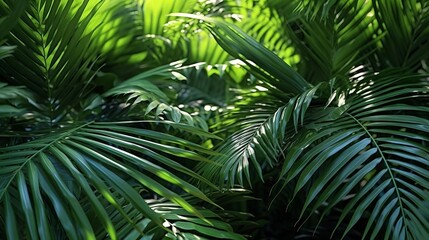exotic tropical foliage background