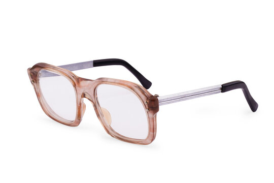 Eye Glasses old on white background