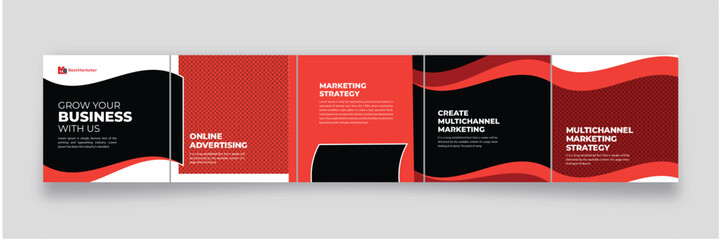 Instagram Carousel Post Business Templates, Microblog Carousel Template For Social Media Post.Instagram Posts Template, Editable Carousel Post For Business.