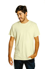 Male model in campaign for clothing brand