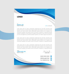 creative modern letter head templates for your project design with standard sizes, Business style letter head templates for your project design, Vector illustration.