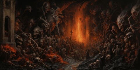 demons in hell