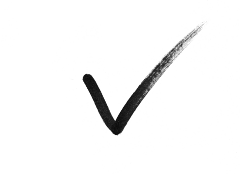 marker check isolated check box checklist