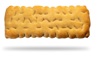 Schiacciata braed isolated,  typical Italian focaccia from Tuscany and Rome