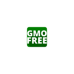  GMO free icon isolated on white background