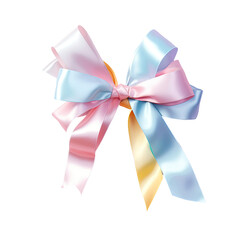 transparent background with decorative ribbon tape