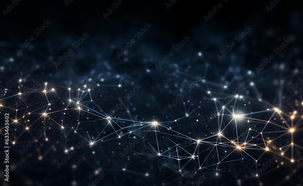 Poster ai style background, futuristic, stunning background image of ai neural nets thinking and generating