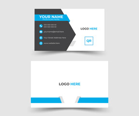 business card design template . Creative and modern business card template .