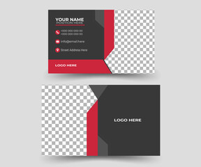 business card corporate official minimal creative abstract professional informative business card design. Modern Creative & Clean business style business card.