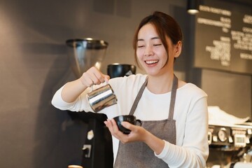 woman in cafe