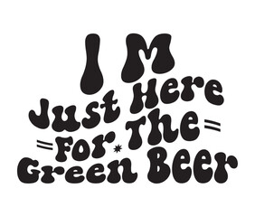 Retro  St Patricks Day Craft Design. T-shirt Design. Illustration