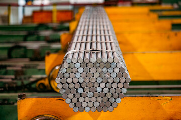 Packs of rolled metal bars