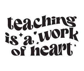 Retro Teacher Craft Design. T-shirt Design. Illustration