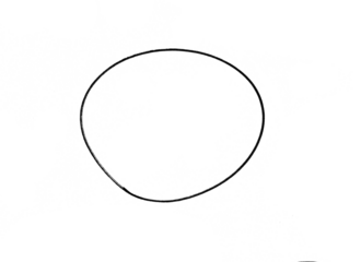 marker circle isolated oval target mark