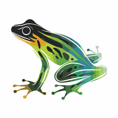 Logo vector illustration of an Frog