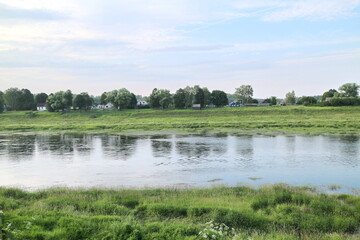 River in the countryside on a summer evening