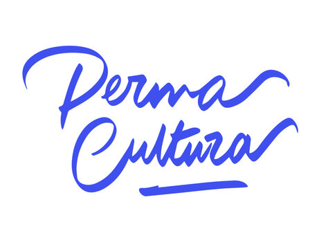 perma cultura calligraphy letter