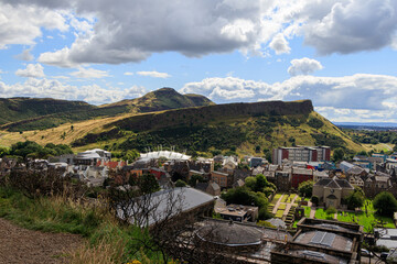 Beautiful nature in Scotland: Edinburgh Arthur's Seat view