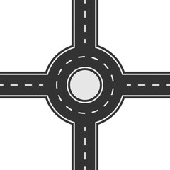 Roads and highway different intersection
