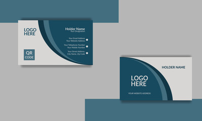 Simple Professional Business card design for personal and company identity.
