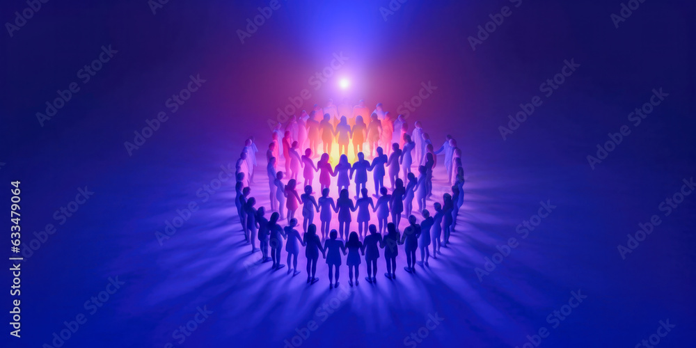 Poster a sect and its disciples - generative ai