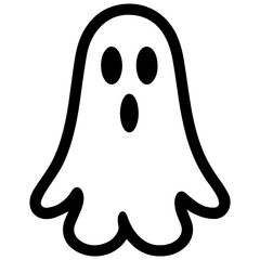 Halloween ghosts illustration design, flat Halloween ghosts element
