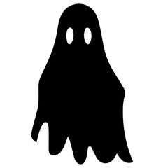 Halloween ghosts illustration design, flat Halloween ghosts element
