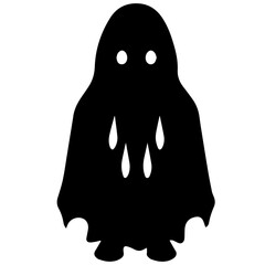 Halloween ghosts illustration design, flat Halloween ghosts element