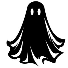 Halloween ghosts illustration design, flat Halloween ghosts element