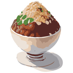 Bingsu chocolate 