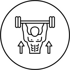 Weightlifting Icon