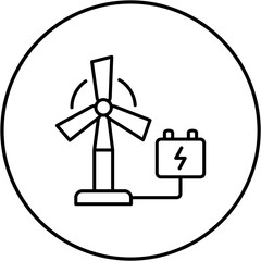 Eolic Energy Icon