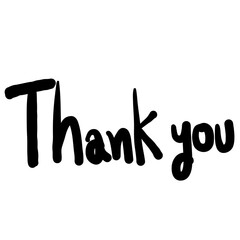 The text read thank you