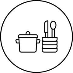 Kitchen utensils Icon
