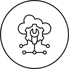 Cloud computing Icon