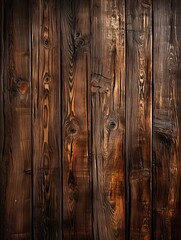 Vintage wood planks background, generative ai