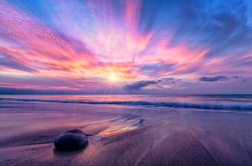 Sunset Ocean Surreal Beach Inspirational Landscape Surreal Ethereal Nature Sea